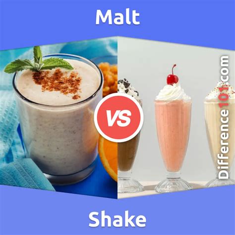 difference between malts and shakes.